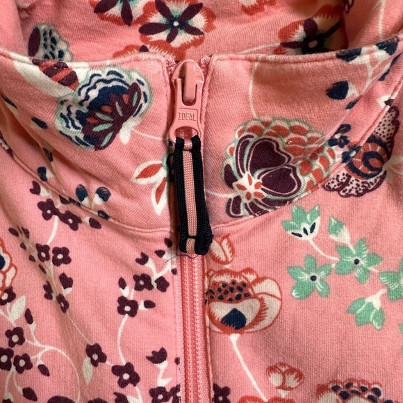 Talbots Pink Graphic Fitted Long Sleeve Polo - Picture 7 of 10